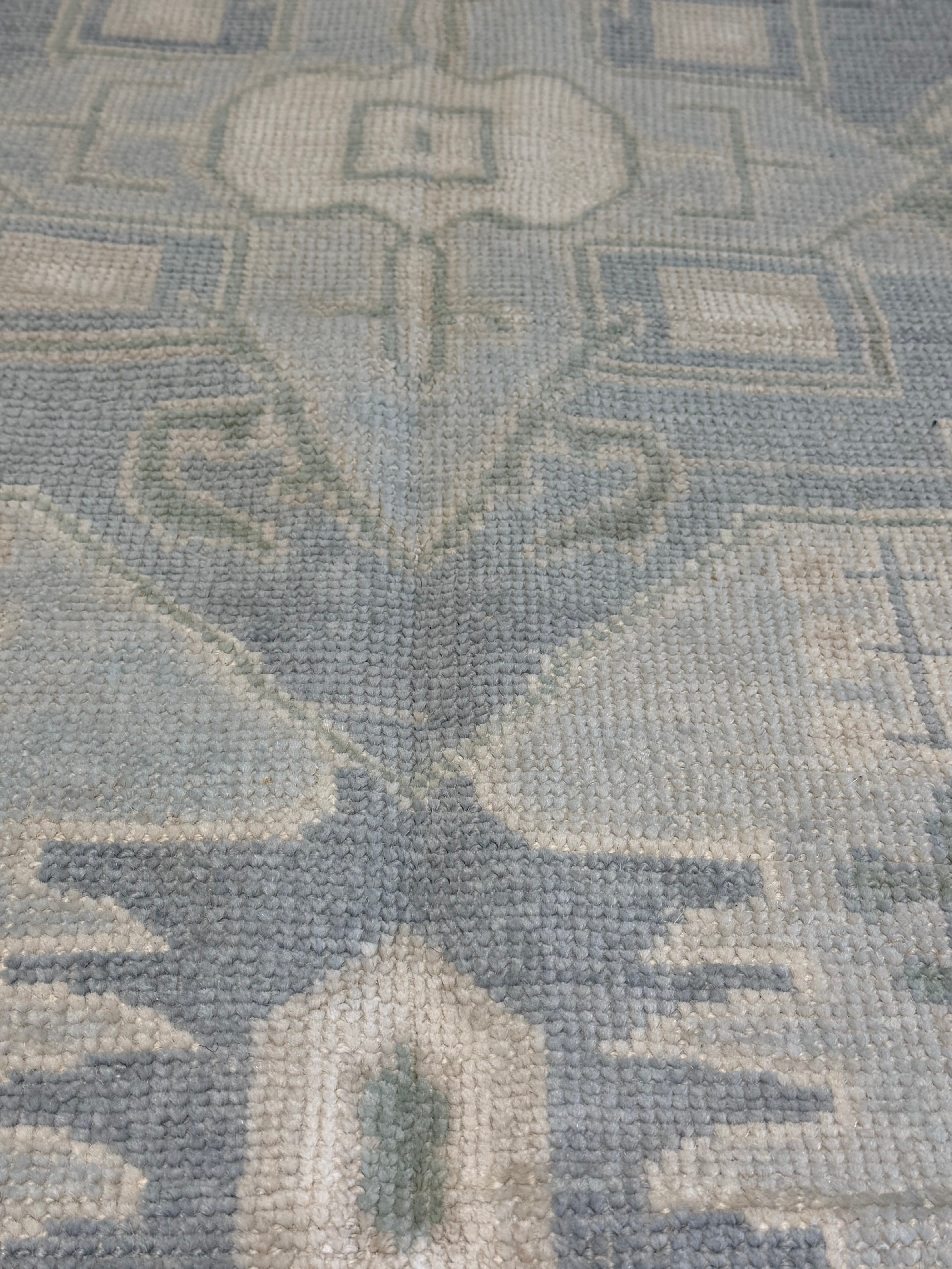 Megan Bussey 4.11x6.11 Hand-Knotted Afghani Oushak