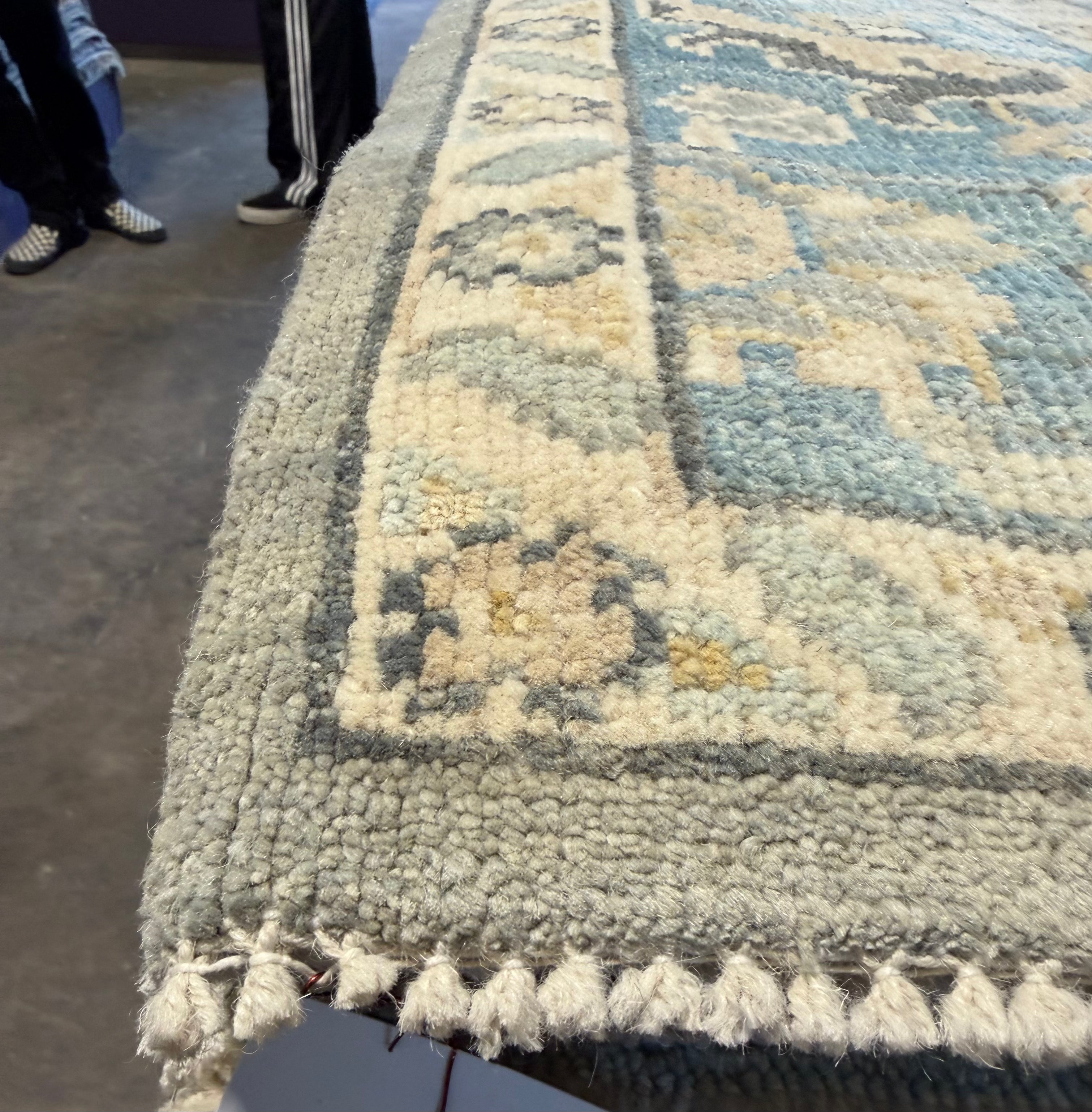 Hannah Sansome 6.1x9 Hand-Knotted Afghani Oushak