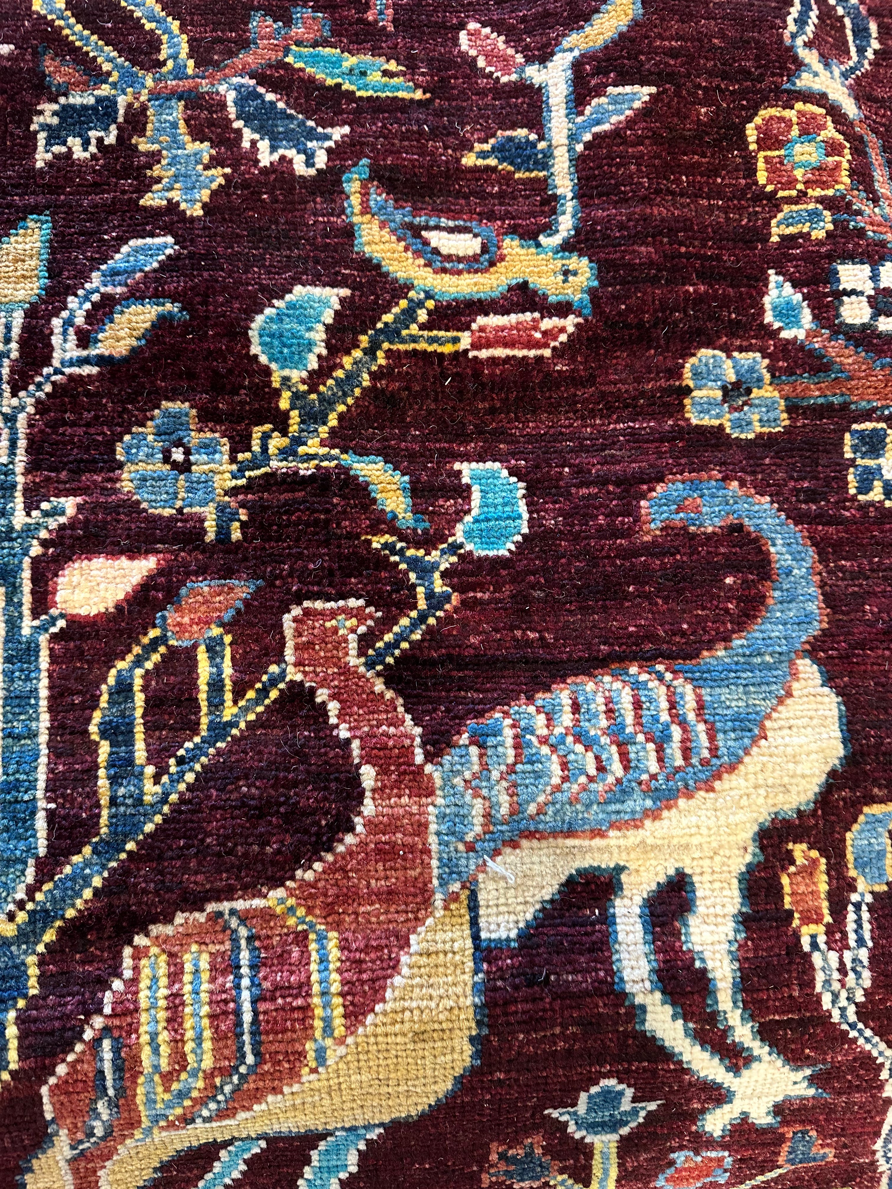 Gina Da Souza 8.2x10.1 Afghani Bird Sultani