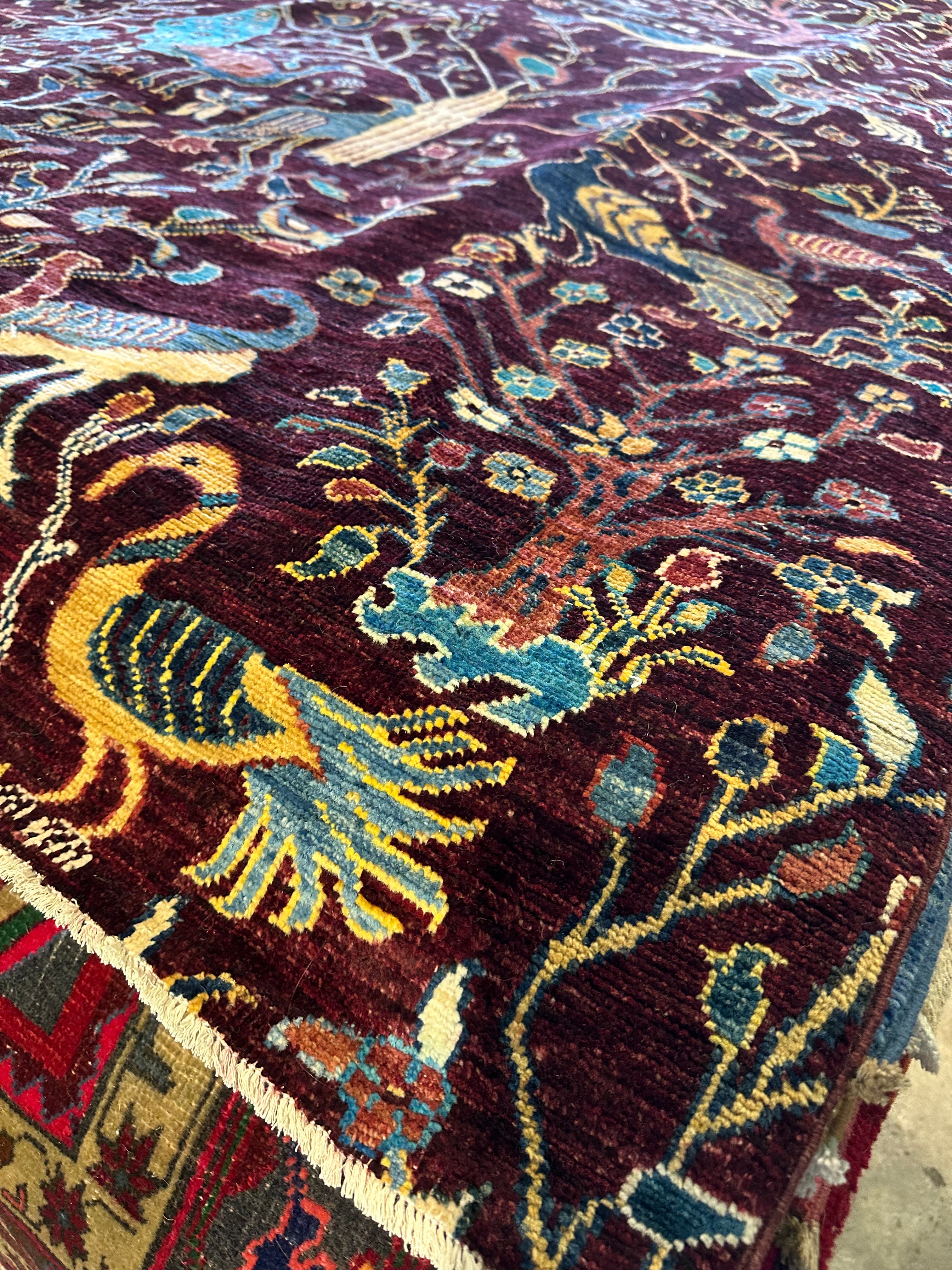 Gina Da Souza 8.2x10.1 Afghani Bird Sultani