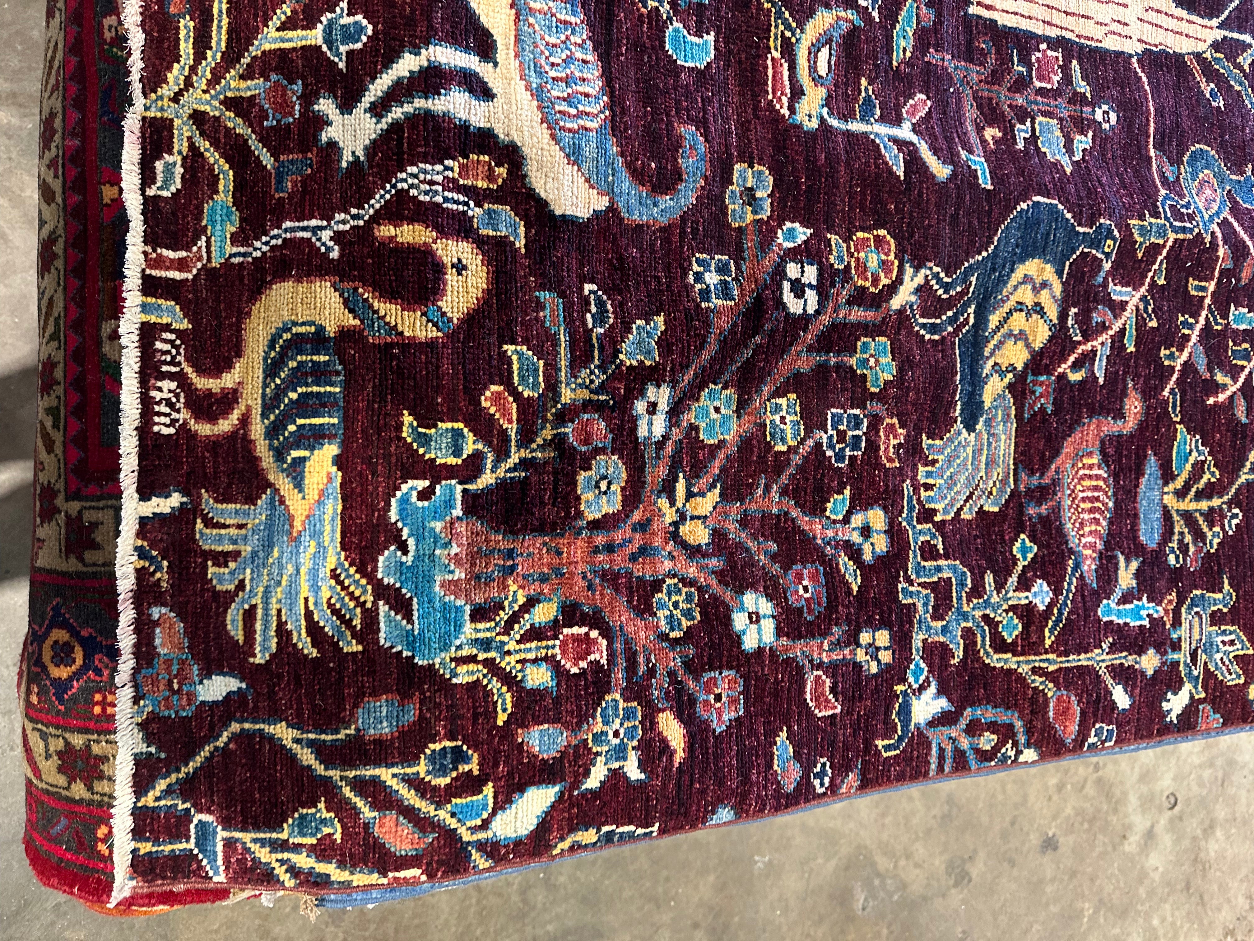 Gina Da Souza 8.2x10.1 Afghani Bird Sultani