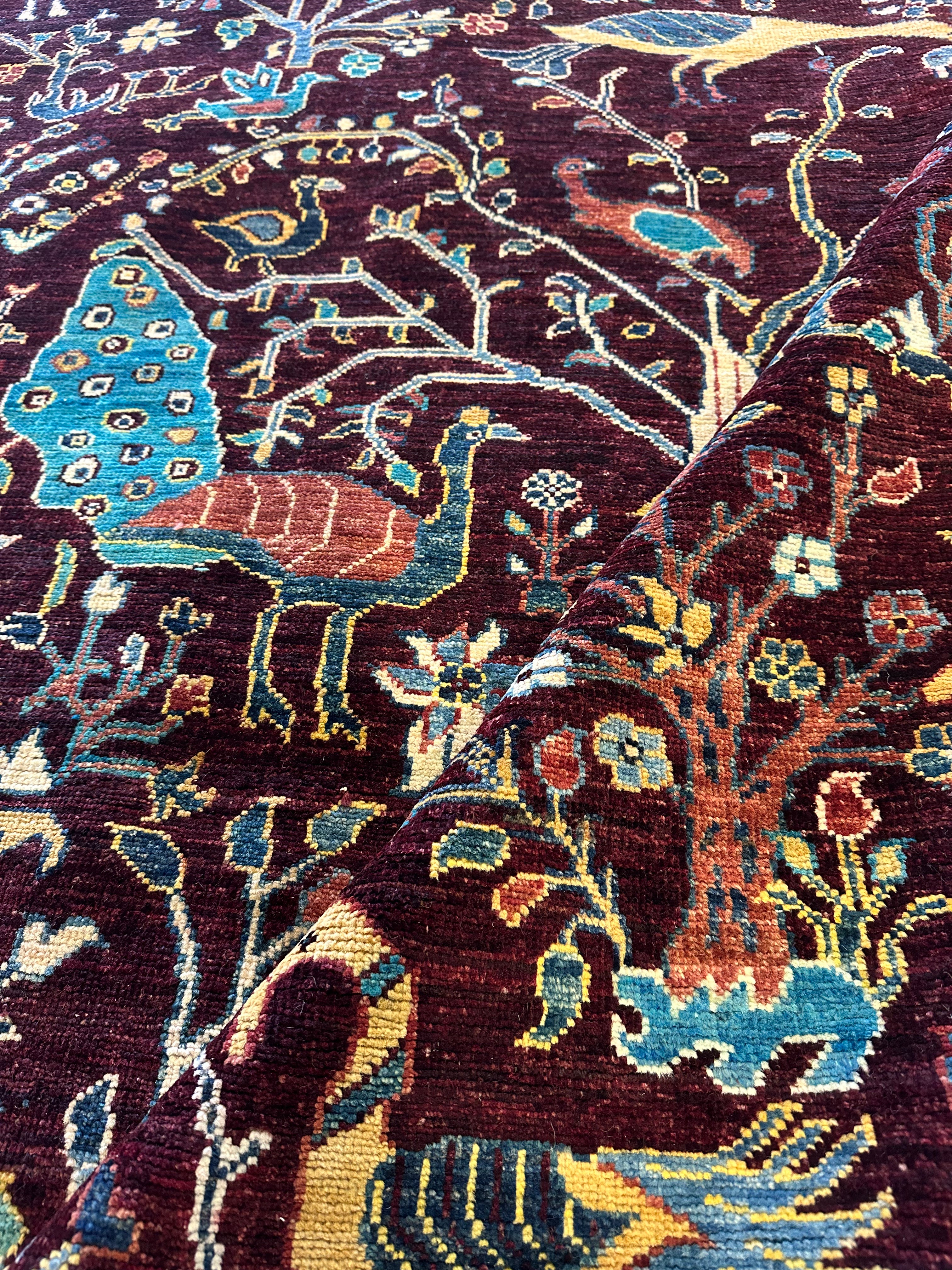 Gina Da Souza 8.2x10.1 Afghani Bird Sultani