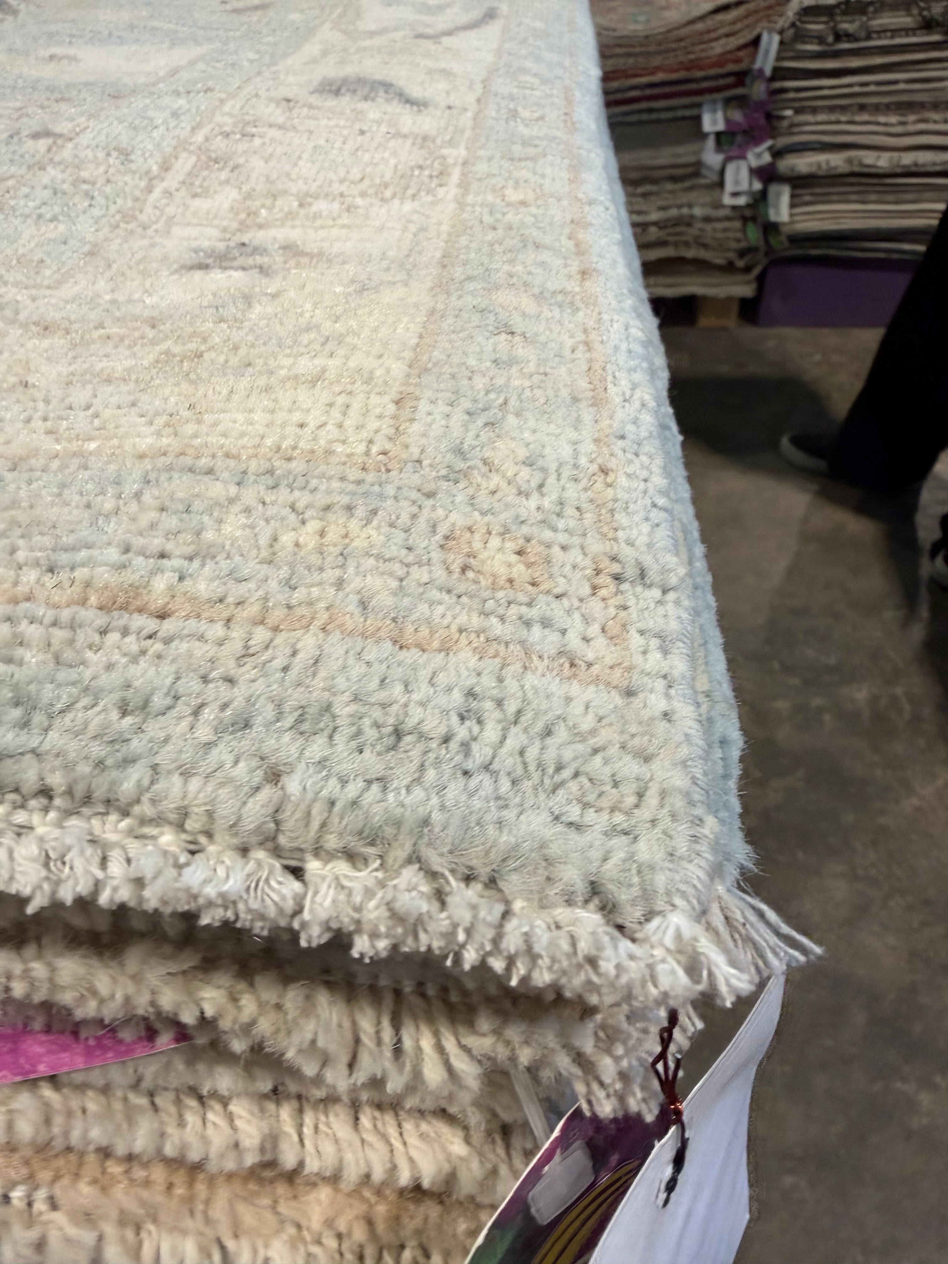 Nena Bastiaens 2.11x4.5 Hand-Knotted Afghani Oushak