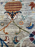 Zetna Fuentes 8.2x10.11 Afghani Colorful Oushak