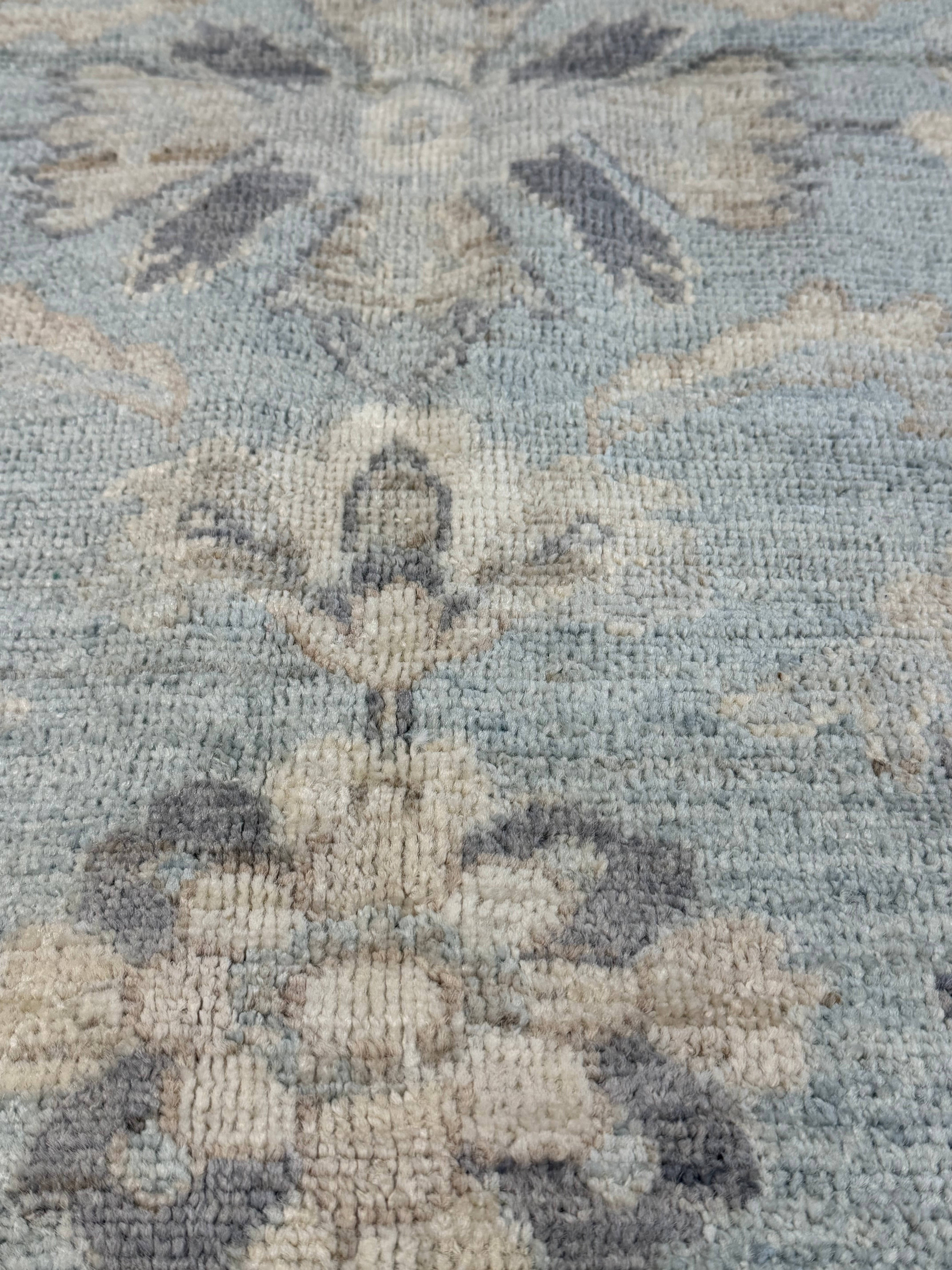 Nena Bastiaens 2.11x4.5 Hand-Knotted Afghani Oushak