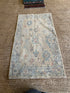 Czarina Mireles 3x4.11 Blue Afghani Whitewashed Oushak