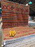 Kelly Carmichael 6.9x9.3 Orange Afghani Khorjin Rug