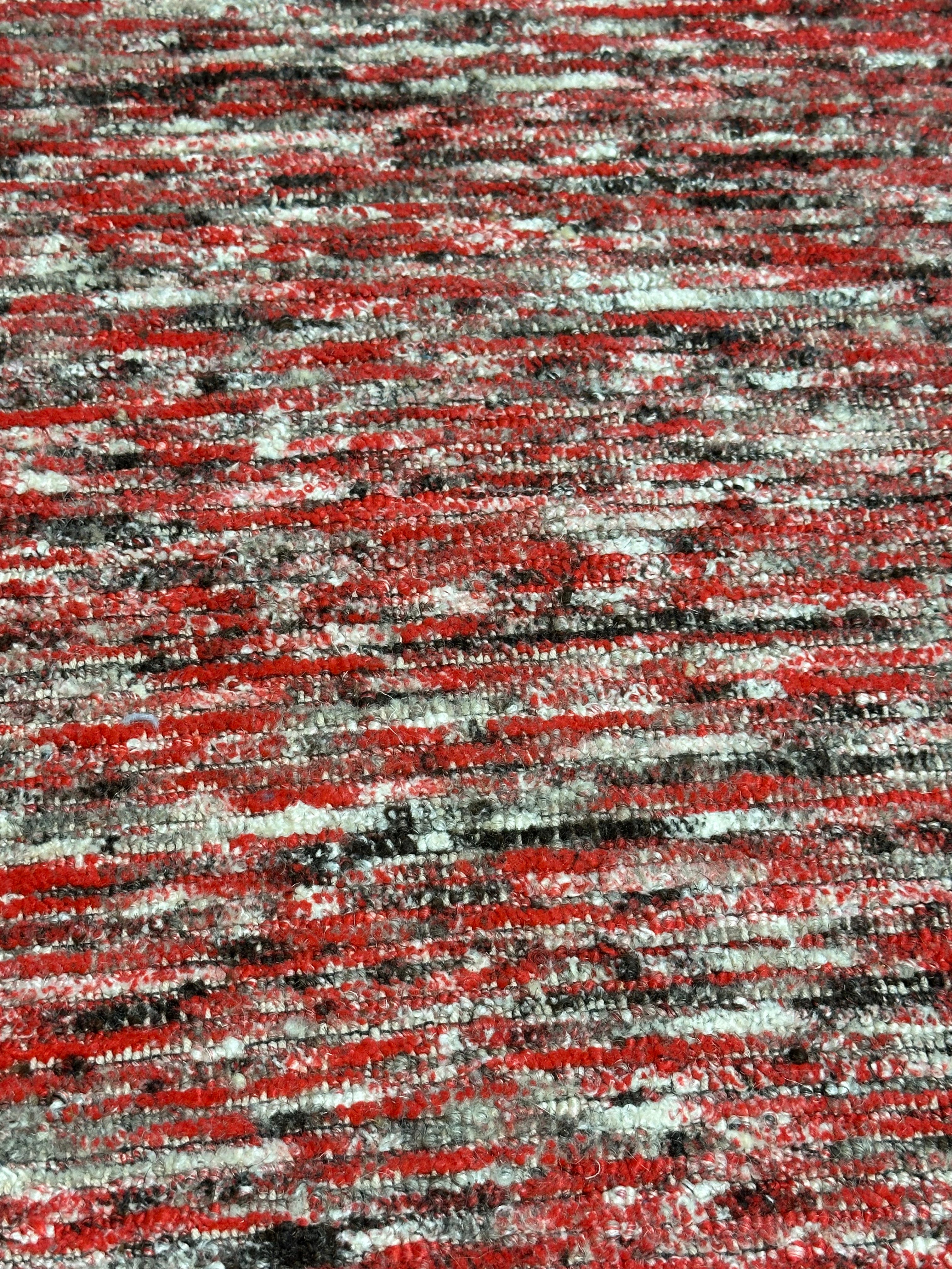 Jenny 4.9x6.6 Handwoven Wool Textured Durrie