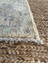 Czarina Mireles 3x4.11 Blue Afghani Whitewashed Oushak