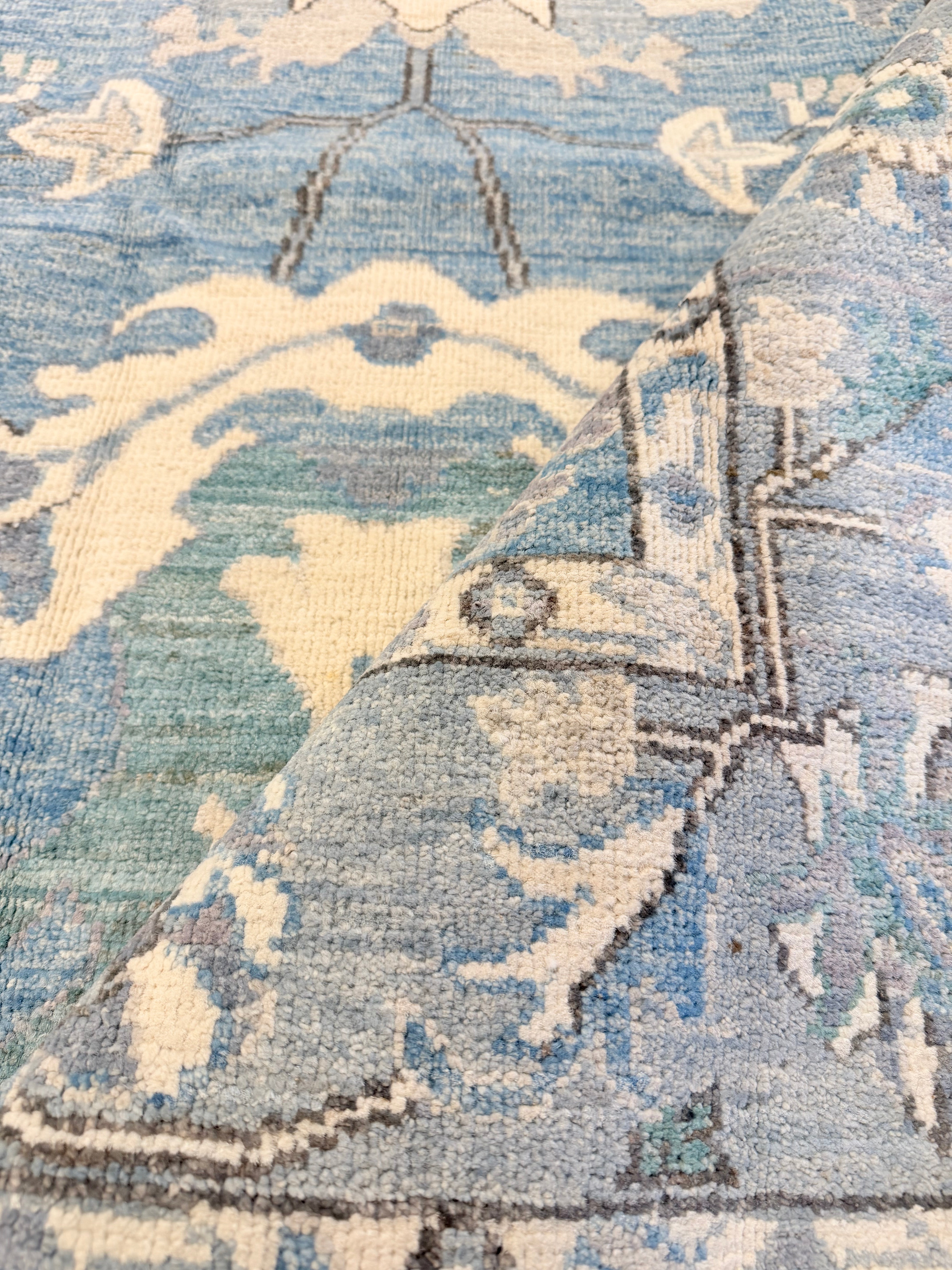 Marie Clare Friar 4.1x5.10 Hand-Knotted Afghani Oushak