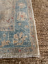 Ana Cruz Kayne 2.11x4.11 Blue Afghani Whitewashed Oushak