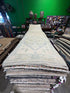 Nathalie Pierrat 2.7x9.10 Hand-Knotted  Afghani Oushak Runner
