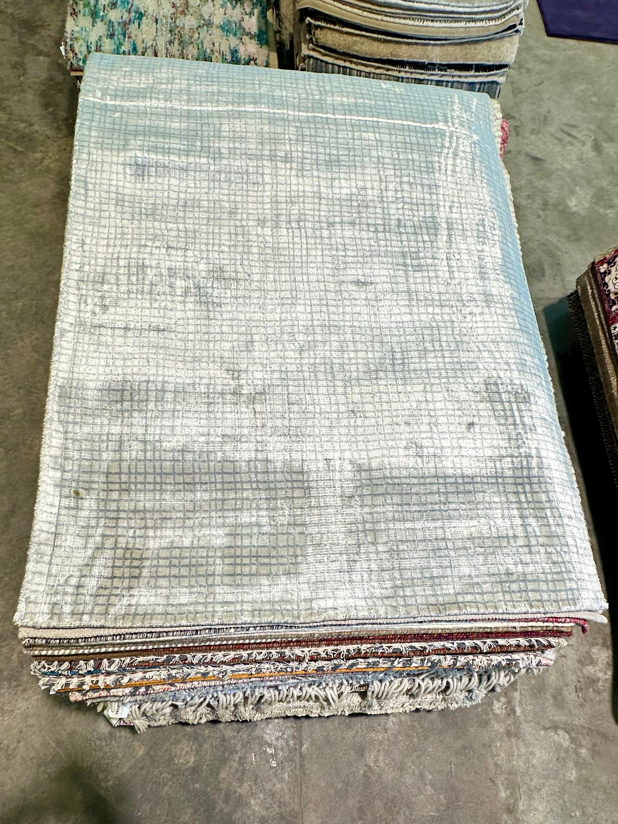 Miloud 4.6x6.6 Handwoven Blended Textured Carpet