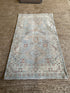 Marguerite Stimpson 2.11x4.11 Blue Afghani Whitewashed Oushak