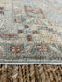Marguerite Stimpson 2.11x4.11 Blue Afghani Whitewashed Oushak