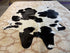 BL WH SP 6.3x7.4 Large Cowhide Rug