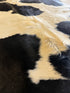 BL WH SP 6.3x7.4 Large Cowhide Rug