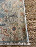 Karen Wacker 1.11x4.1 Blue Afghani Whitewashed Oushak