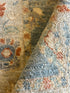 Karen Wacker 1.11x4.1 Blue Afghani Whitewashed Oushak