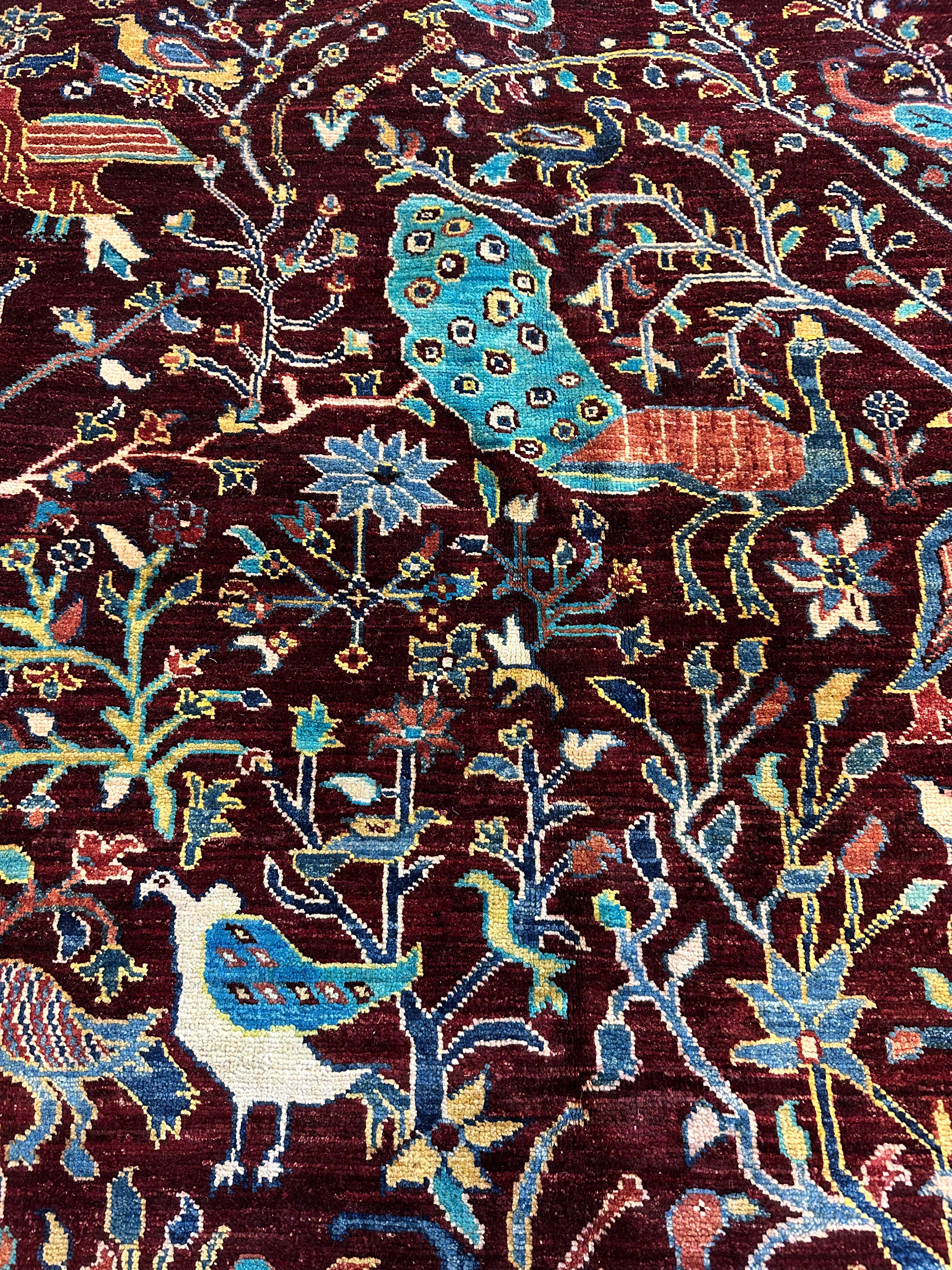 Zosia Jobson 8.9x11.8 Afghani Bird Sultani