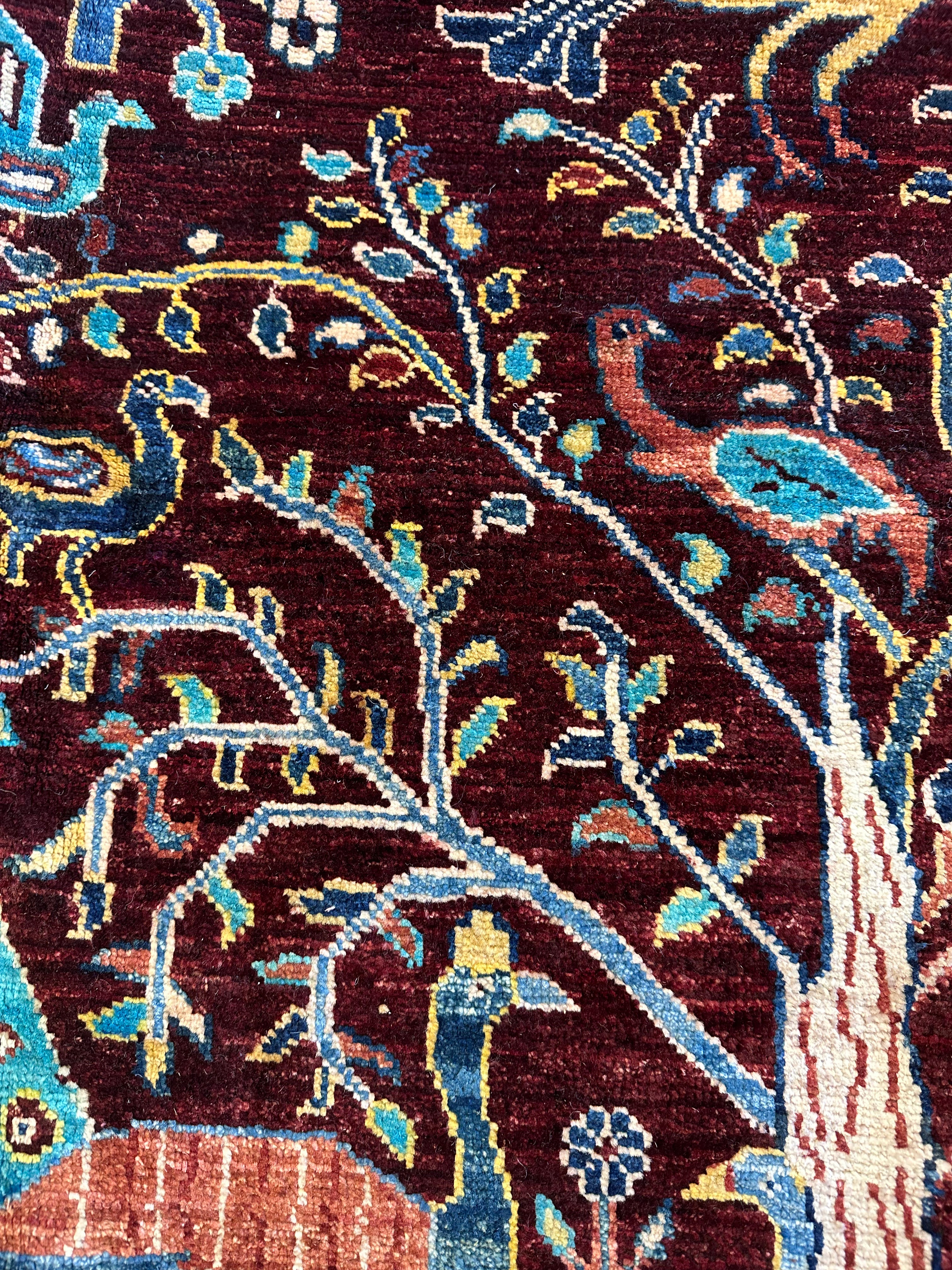 Zosia Jobson 8.9x11.8 Afghani Bird Sultani
