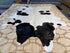 Black and White 6.6x8.9 Medium Cowhide Rug
