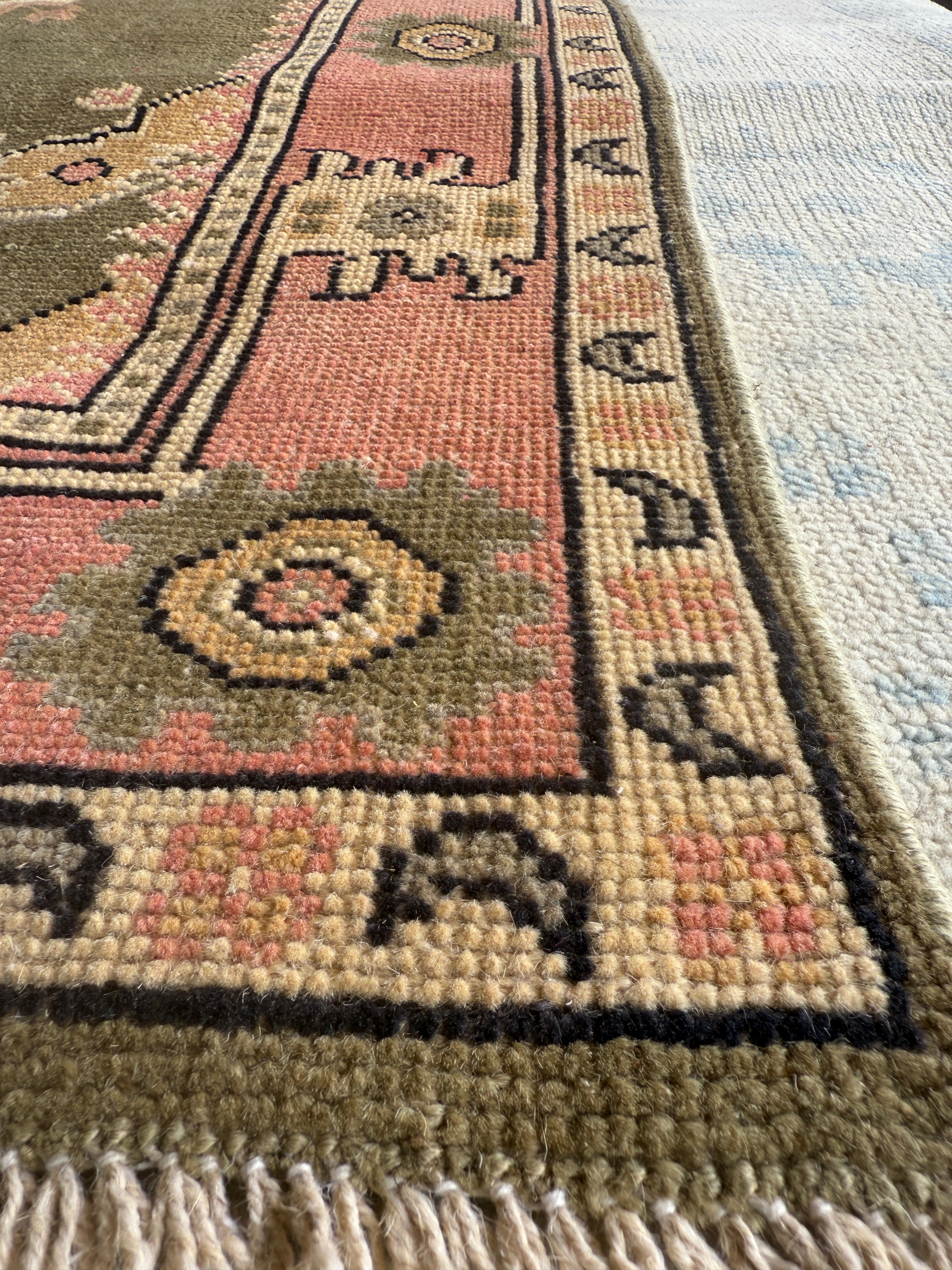 Jaden Duggar 4.2x6.2 Pink Afghani Oushak