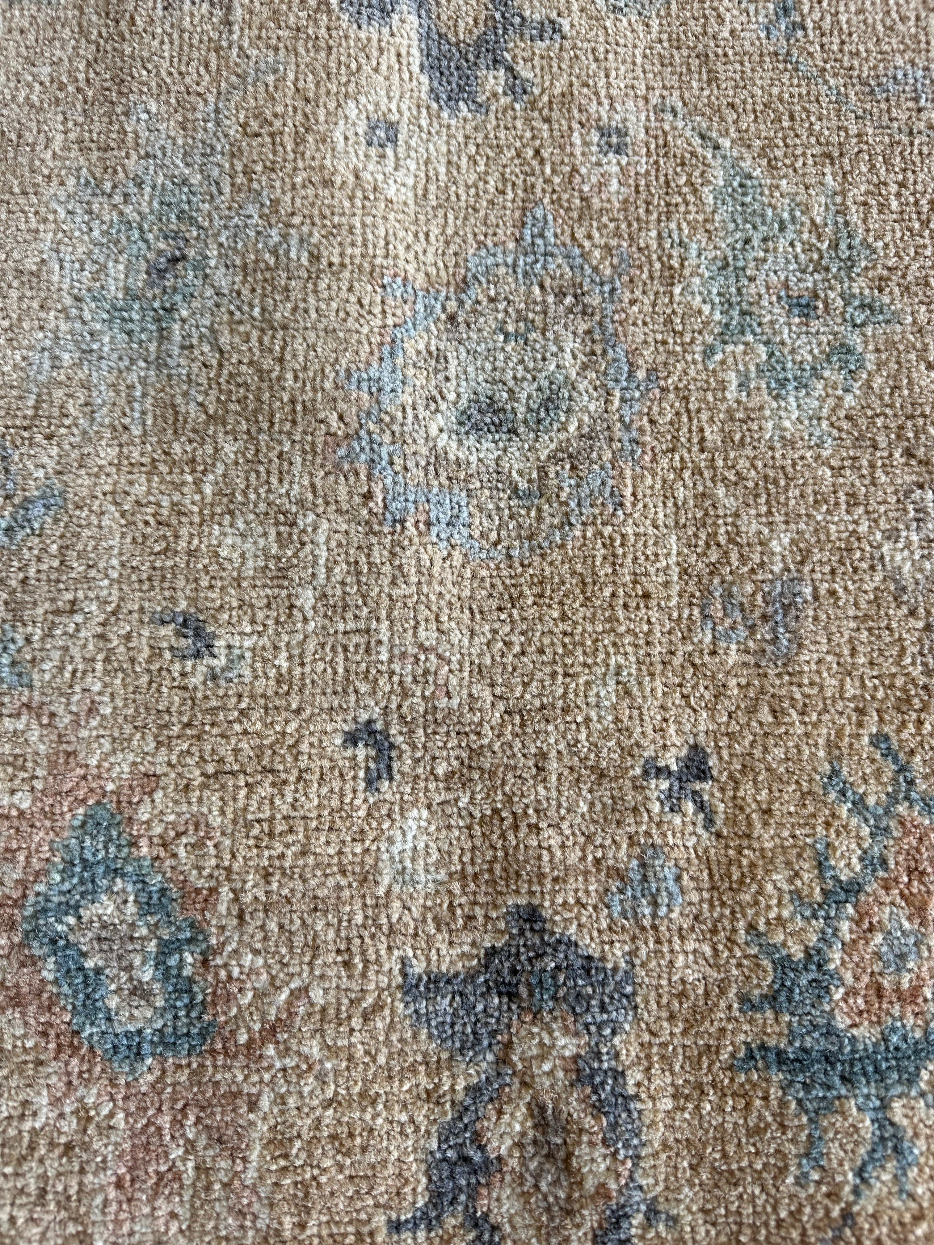 Tami 2.1x3.1 Blue Afghani Whitewashed Oushak