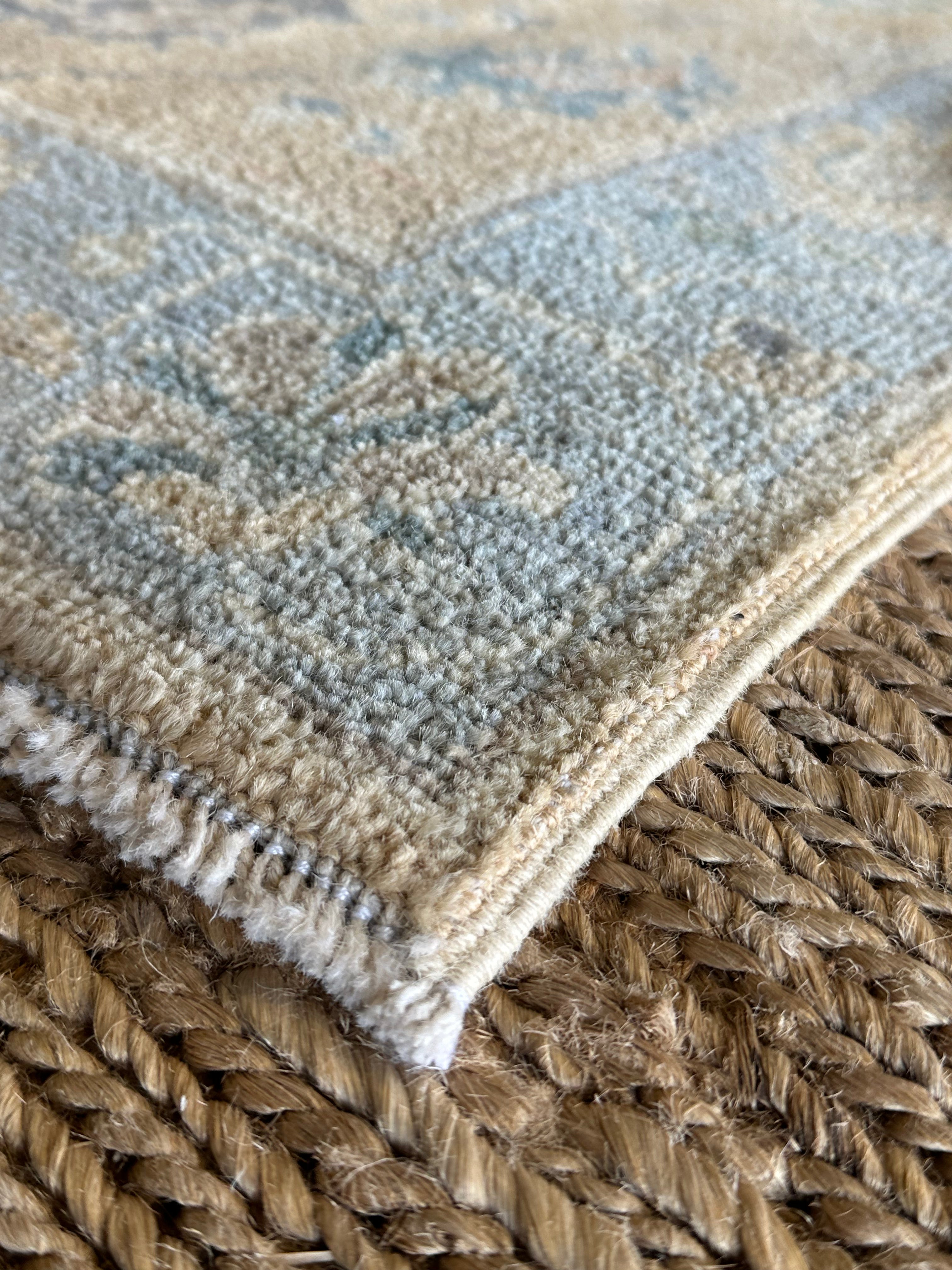 Tami 2.1x3.1 Blue Afghani Whitewashed Oushak