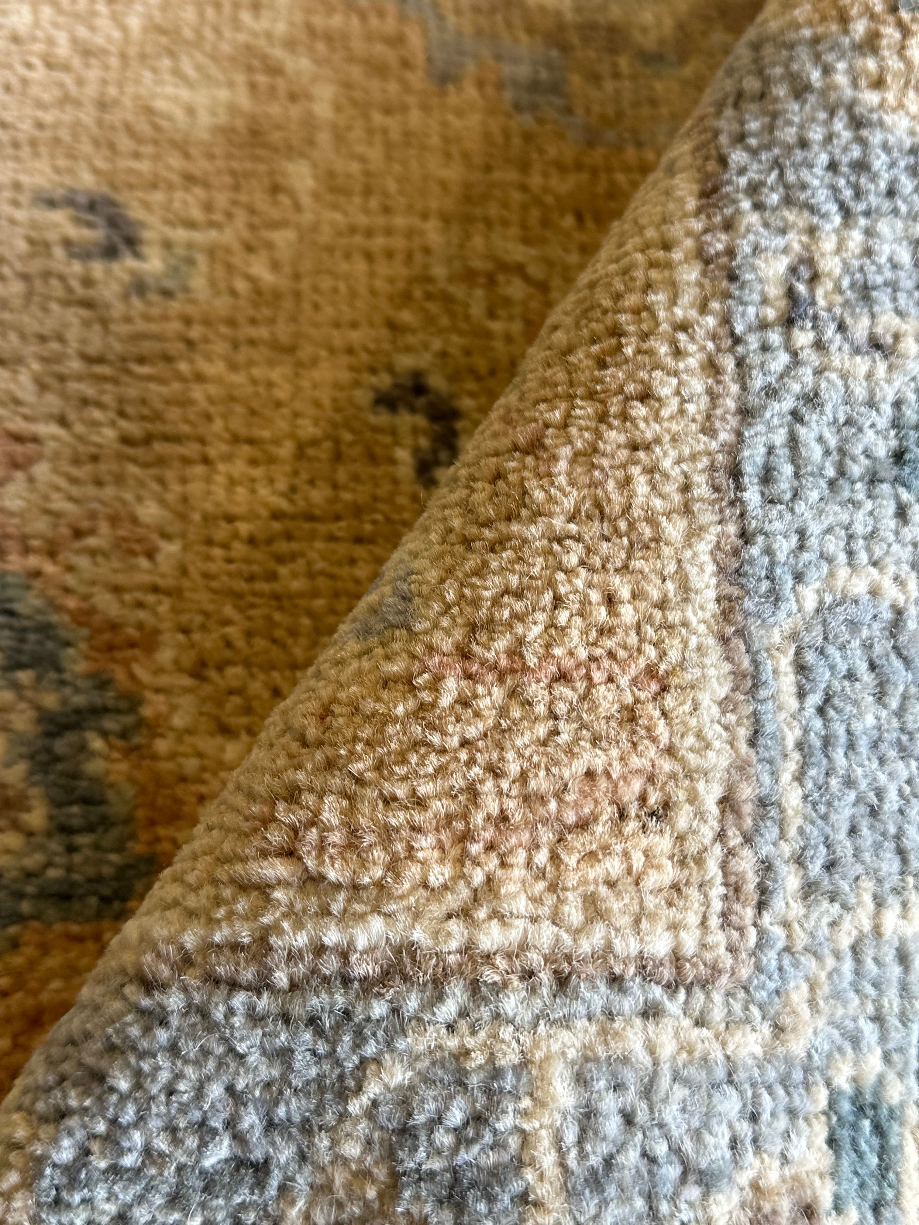 Tami 2.1x3.1 Blue Afghani Whitewashed Oushak