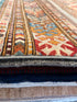 Nikki Foreman 9.1x12 Silver Multi Afghani Khorjin Rug