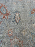 Jill Wagner 2.1x3.11 Blue Afghani Whitewashed Oushak