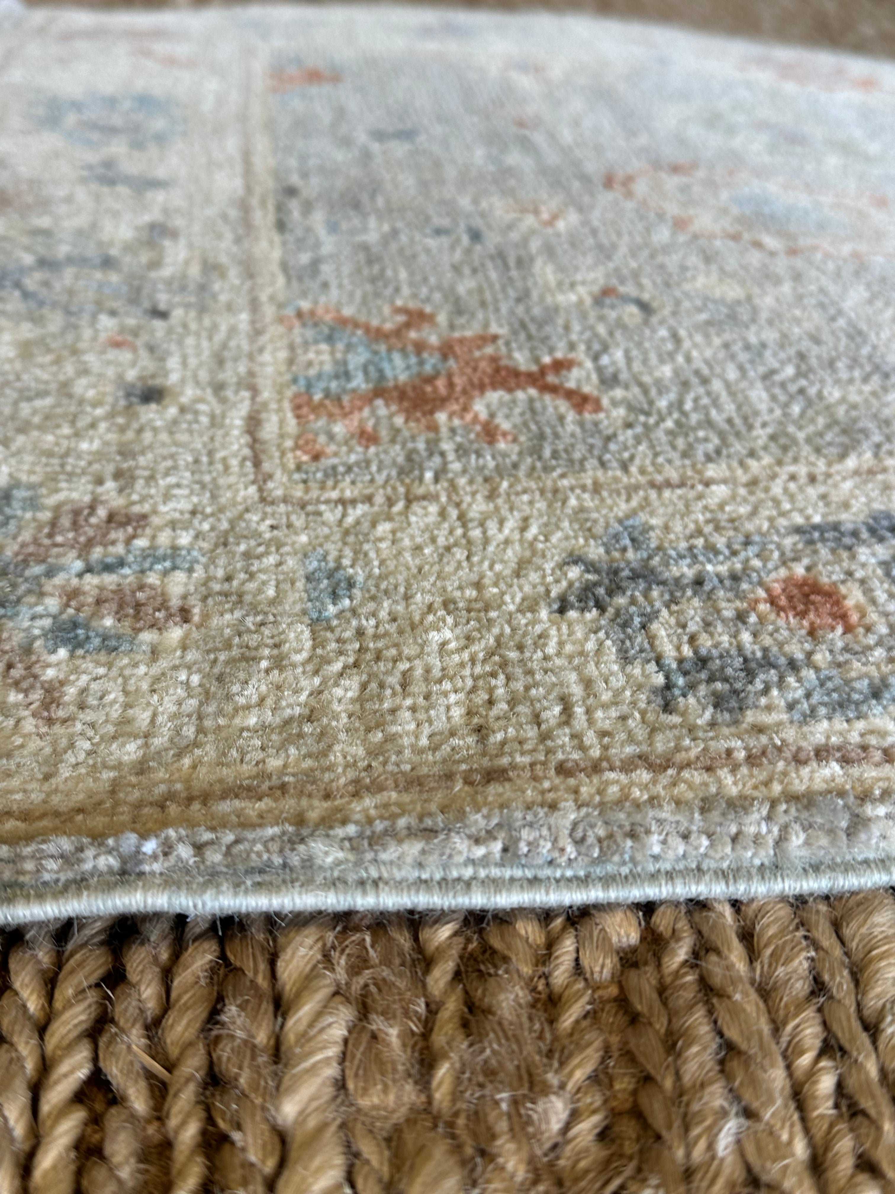 Jill Wagner 2.1x3.11 Blue Afghani Whitewashed Oushak