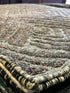 Naomi Pierce 5x8 Handwoven High Low Wool Durrie