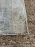 Ellie Kim 2x3 Blue Afghani Whitewashed Oushak