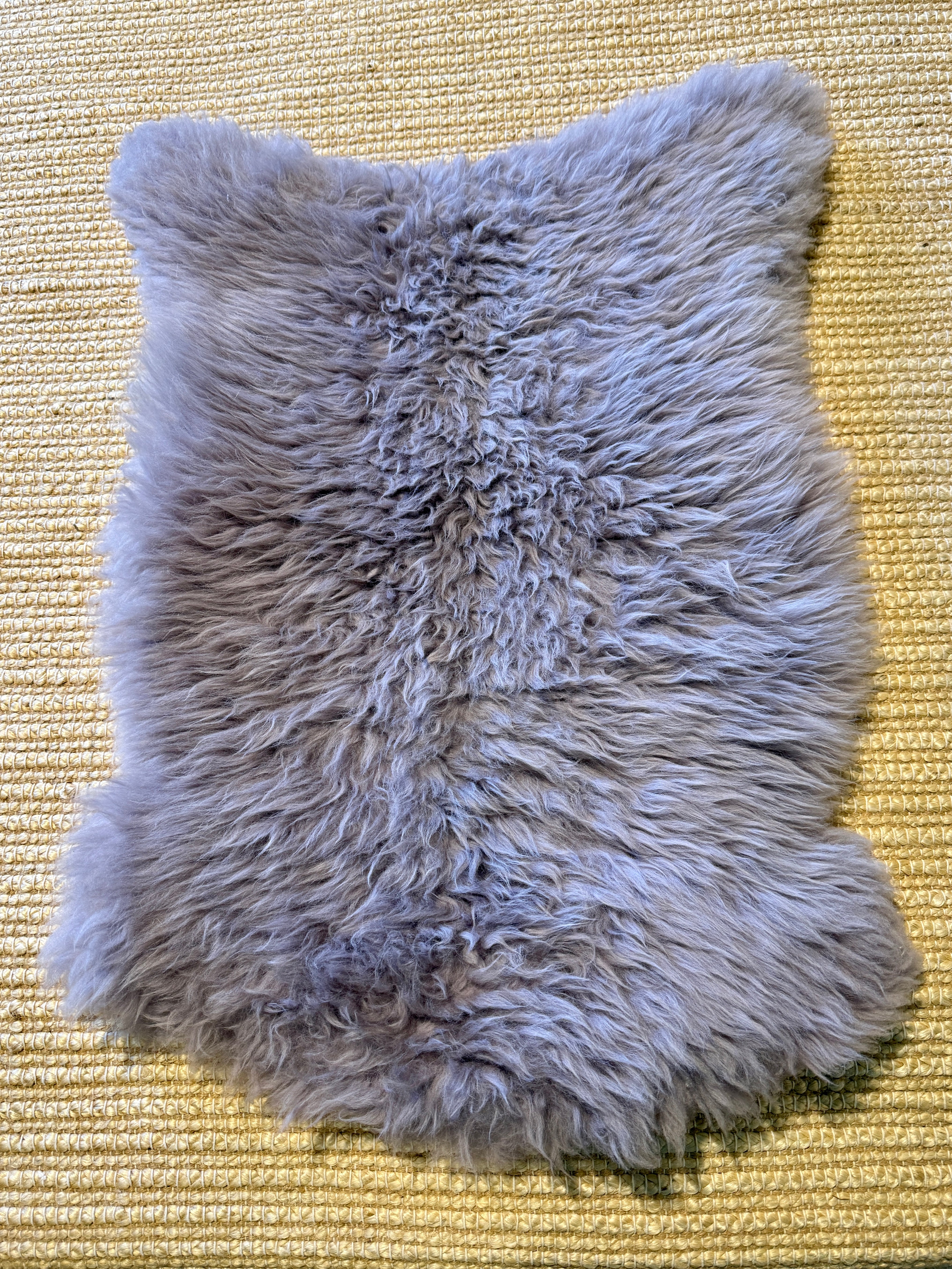 Single Pelt Light Purple Sheepskin Rug