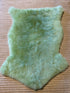 Single Pelt Light Green Sheepskin Rug