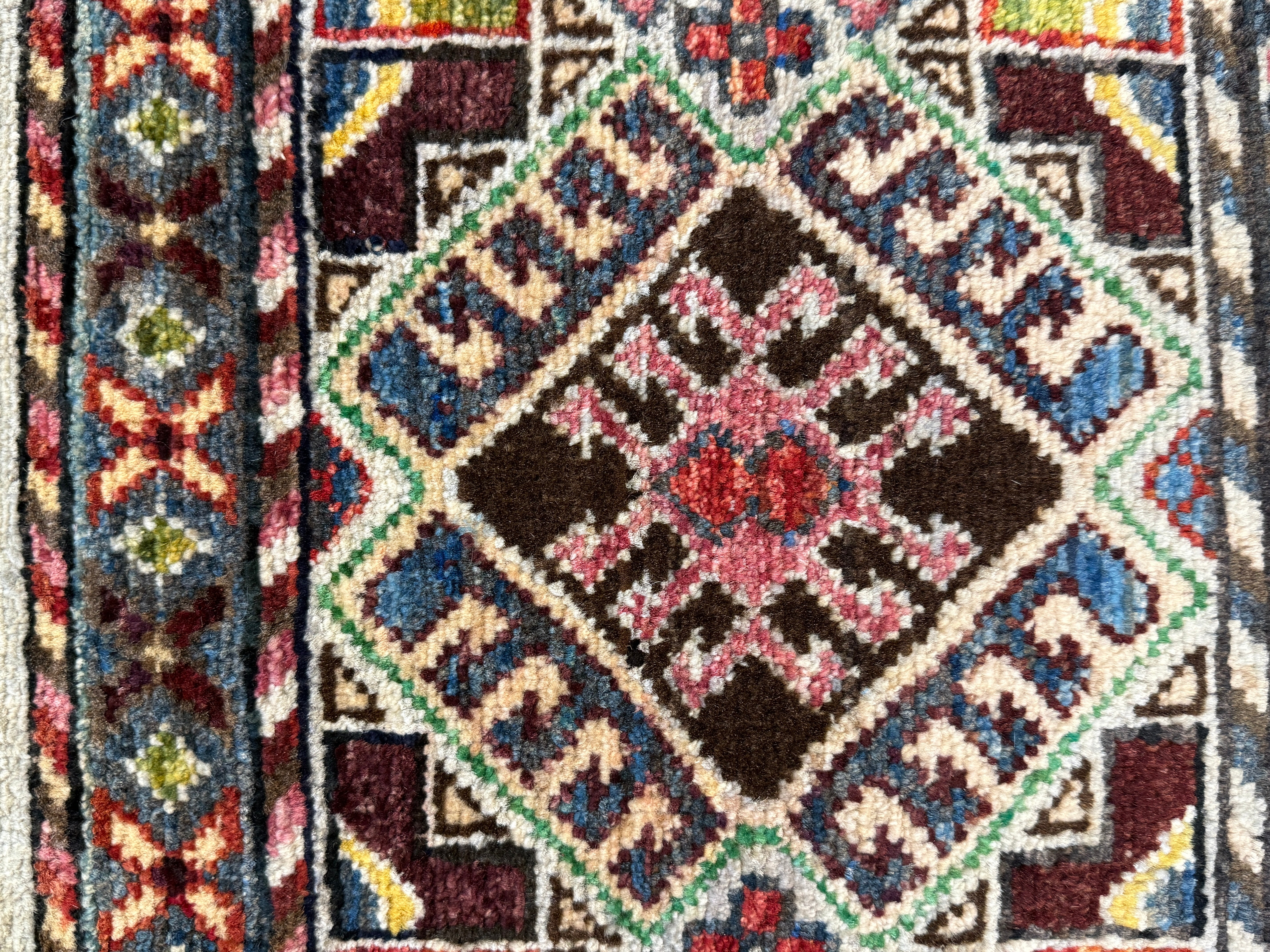 Catherine Marshall 6.10x9.9 Multi-Color Afghani Chobi