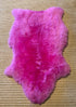 Single Pelt Hot Pink Sheepskin Rug