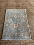 Mariel Saldana 2x2.10 Blue Afghani Whitewashed Oushak