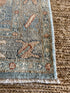Mariel Saldana 2x2.10 Blue Afghani Whitewashed Oushak