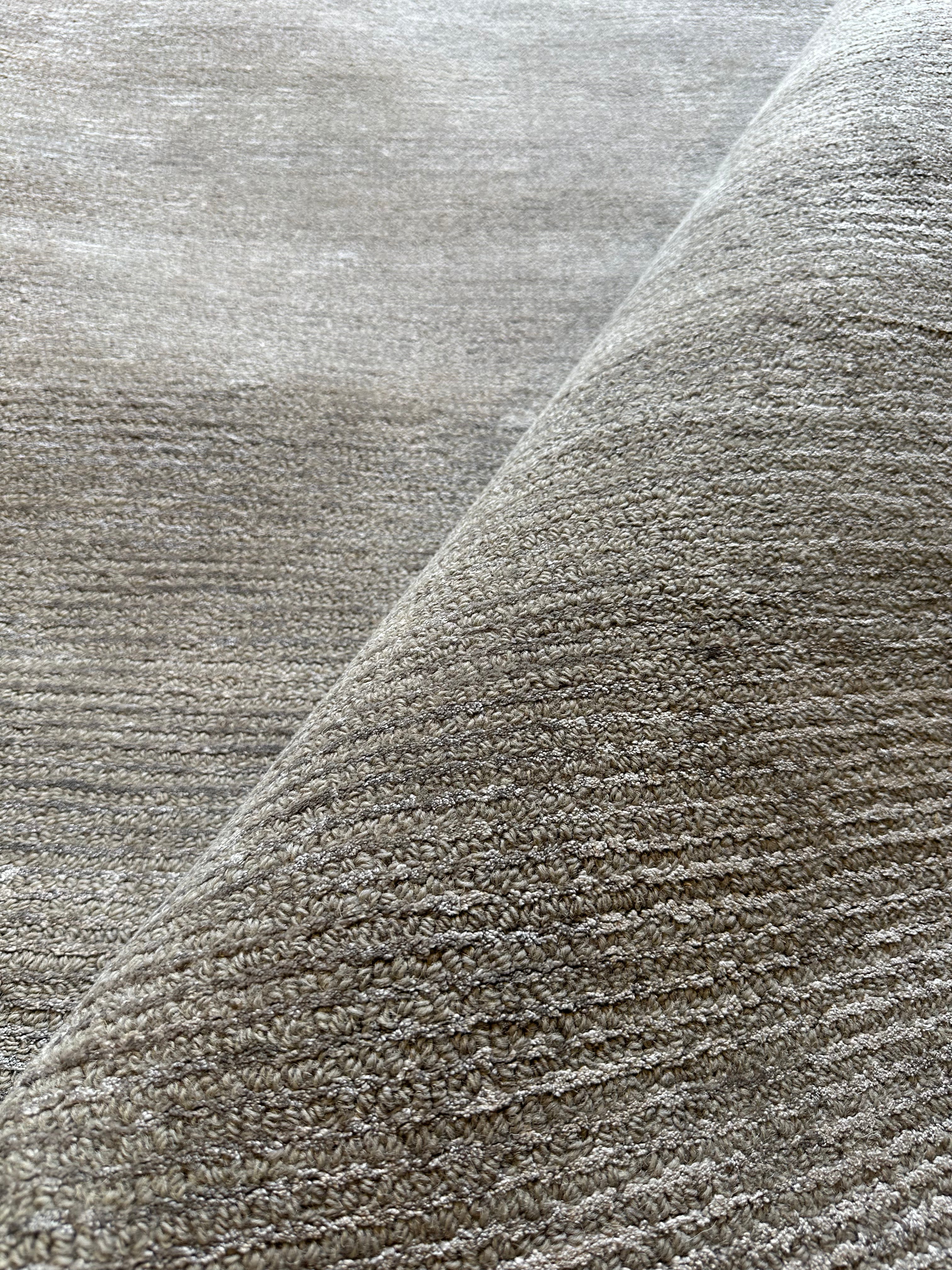 Jessica Dinnage Grey Beige Hand-Tufted Rug CLEARANCE