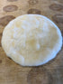 Round 6' White Sheepskin Rug