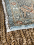 Mariel Saldana 2x2.10 Blue Afghani Whitewashed Oushak