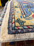 Roberta Rausch 8.2x9.4 Blue Afghani Chobi