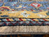 Roberta Rausch 8.2x9.4 Blue Afghani Chobi