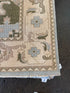 Alexa Hampton Blue and Ivory Hand-Knotted Oushak Rug 8x10