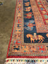 Nina Ali 6.4x9.8 Red Afghani Animal Rug