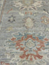 Margaret Clunie 2.9x9.7 Afghani Whitewashed Oushak