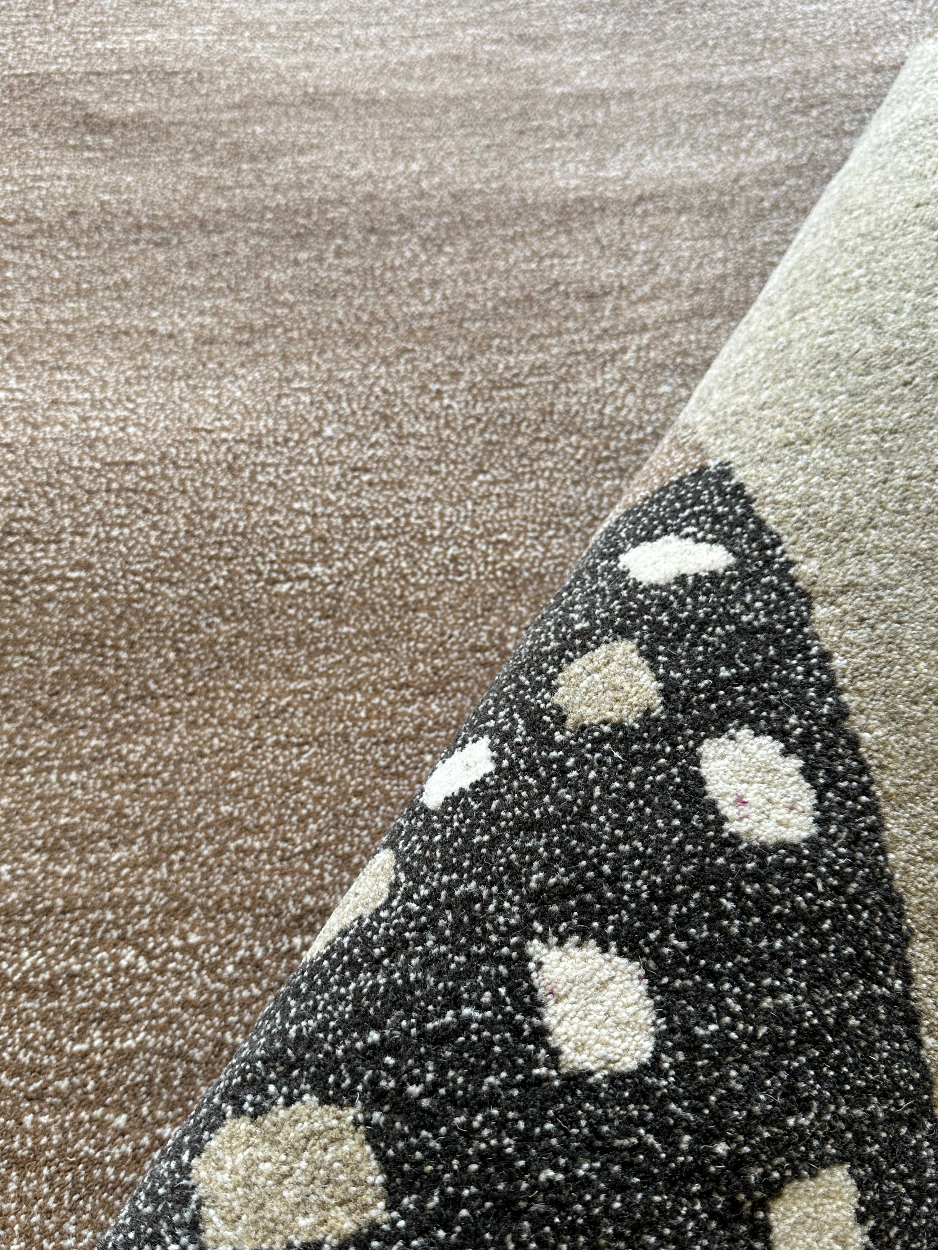 Vernel 5.3x7.6 Hand-Tufted Beige Modern